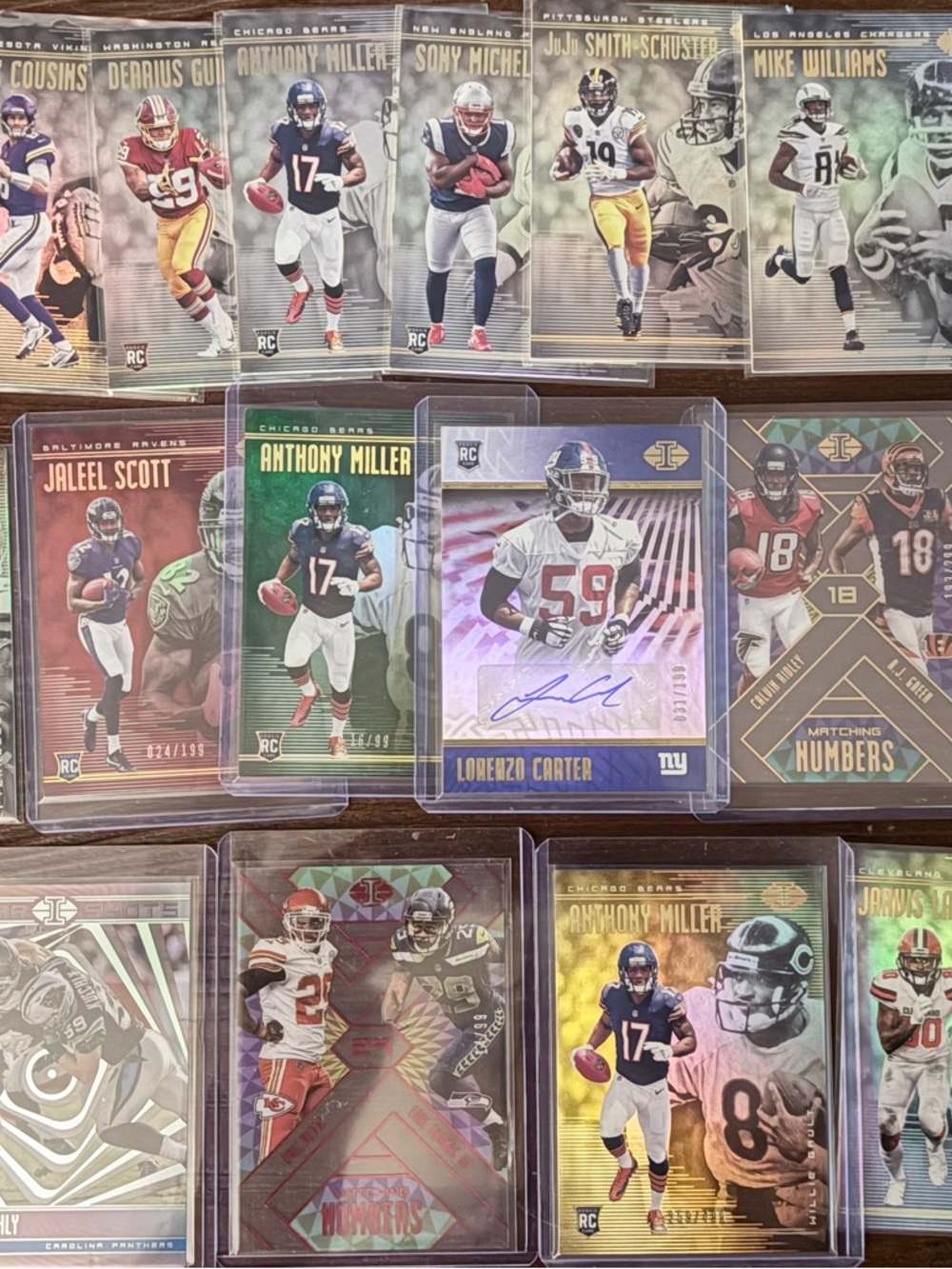 NFL Card Lot – Auto + Numbered /99 /199 – Panini Illusions Rookies Inserts